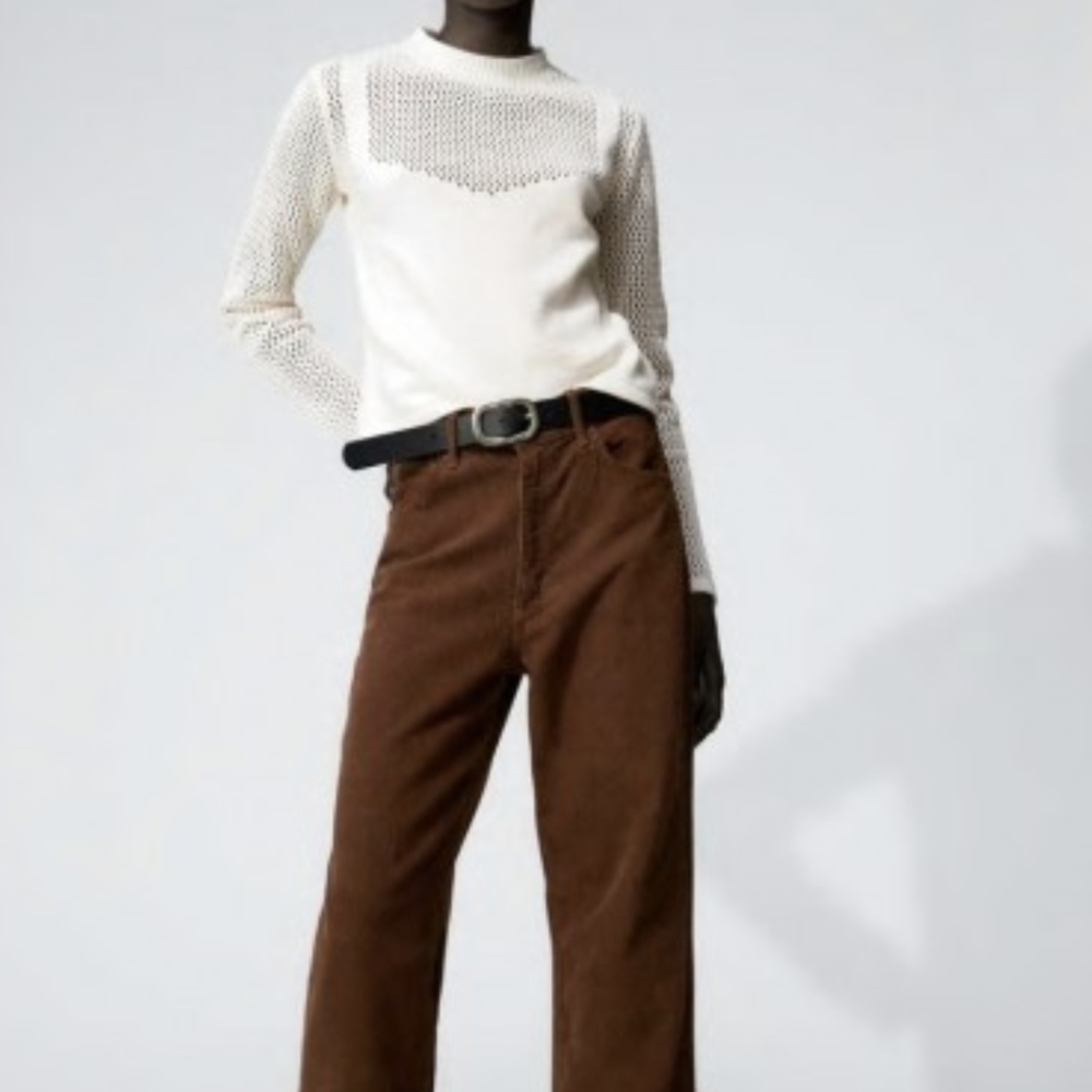 Zara Cream Sweater Top